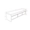 Manhattan Comfort Sylvan 70.86" TV Stand with 3-Drawers in White 224053 - alternate 8